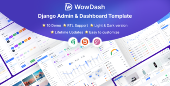 WowDash – Django 5 - Multipurpose Admin Dashboard Template